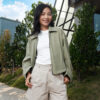 COUPLETX｜Jacket Nữ Khaki Oversize Boxy