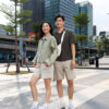 COUPLETX｜Jacket Nữ Khaki Oversize Boxy