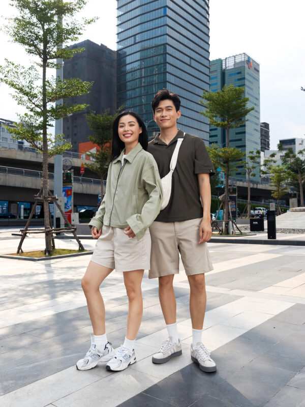 COUPLETX｜Jacket Nữ Khaki Oversize Boxy