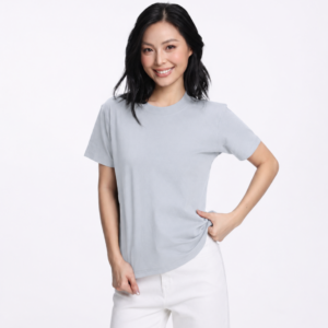 COUPLETX｜Tee Nữ Cổ Tròn Slim Basic