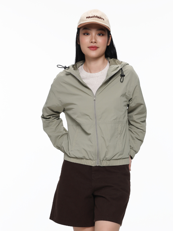 COUPLETX｜Jacket Dù Nữ Relax 2 Lớp