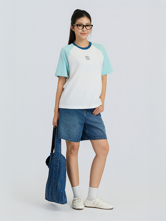 COUPLETX｜Shorts Jeans Nữ Bermuda