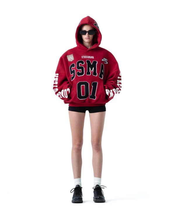 STRESSMAMA Ssma Racing Hoodie 帽T(紅)