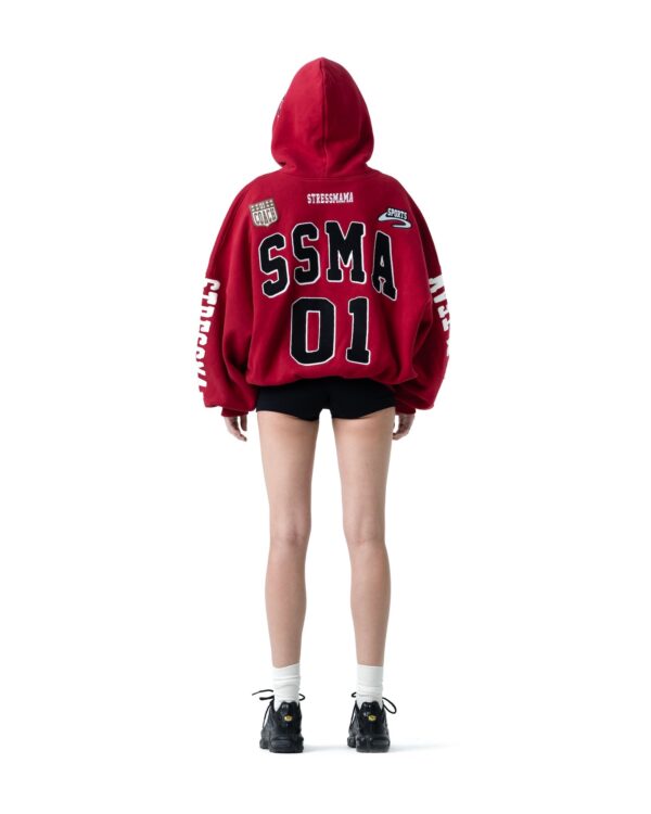 STRESSMAMA Ssma Racing Hoodie 帽T(紅)