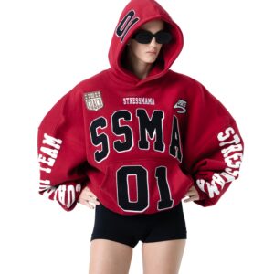 STRESSMAMA Ssma Racing Hoodie 帽T(紅)