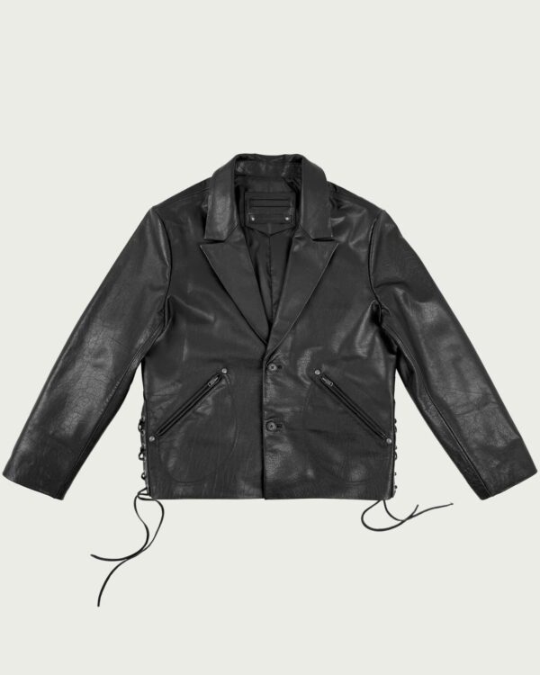 ALCYUSISM｜Leather Blazer