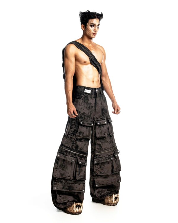 DKILLUMINATE｜FALLEN LUXERIS MUDDY DENIM PANTS