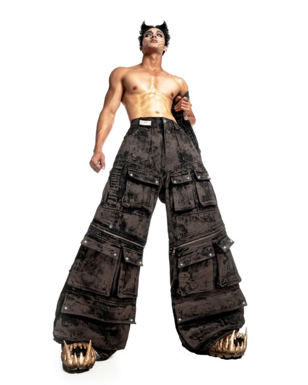 DKILLUMINATE｜FALLEN LUXERIS MUDDY DENIM PANTS