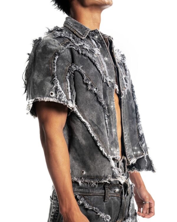 DKILLUMINATE｜PUNISHER SCARRED HORNED OVERSHIRT