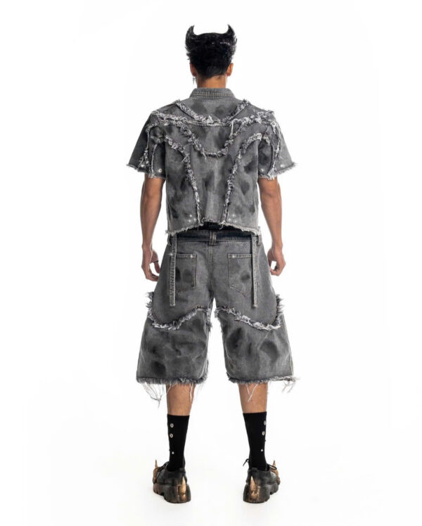 DKILLUMINATE｜PUNISHER SCARRED HORNED OVERSHIRT