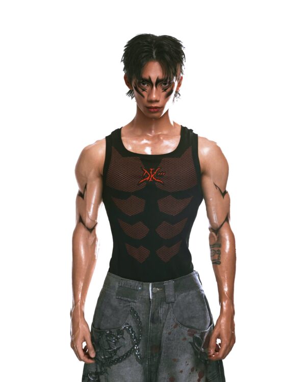 DKILLUMINATE｜TANK ON THE TOP TANKTOP (Black)
