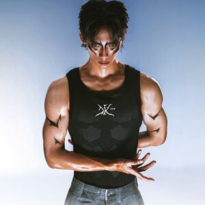 DKILLUMINATE｜TANK ON THE TOP TANKTOP (Black)