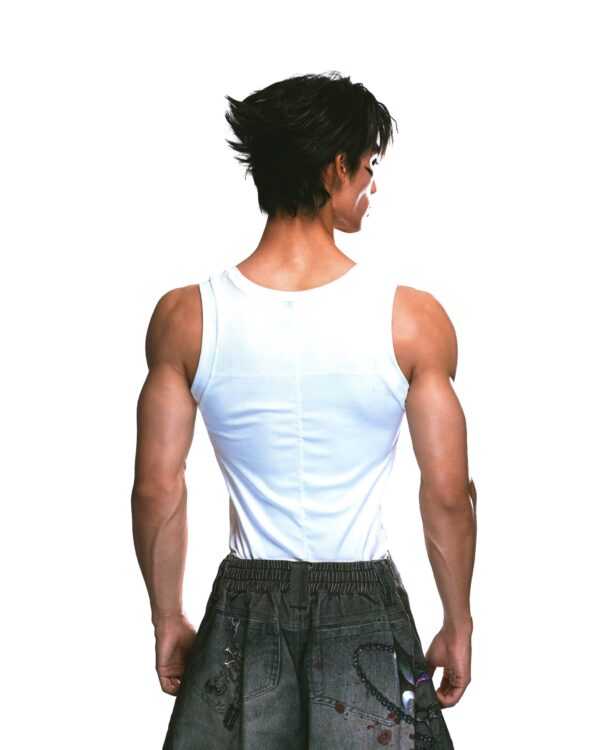 DKILLUMINATE｜TANK ON THE TOP TANKTOP (White)
