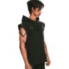 DKILLUMINATE｜BLACK SAIYAN TANKTOP HOODIE