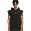 DKILLUMINATE｜BLACK SAIYAN TANKTOP HOODIE