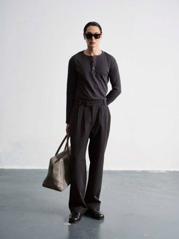 MAVERIK STUDIO｜MAVERIK® PARALLEL FLARED TROUSERS ( BLACK )