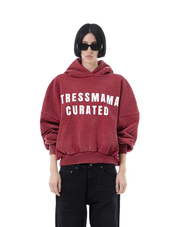 STRESSMAMA Fw25 Curated Hoodie 帽T(紅)