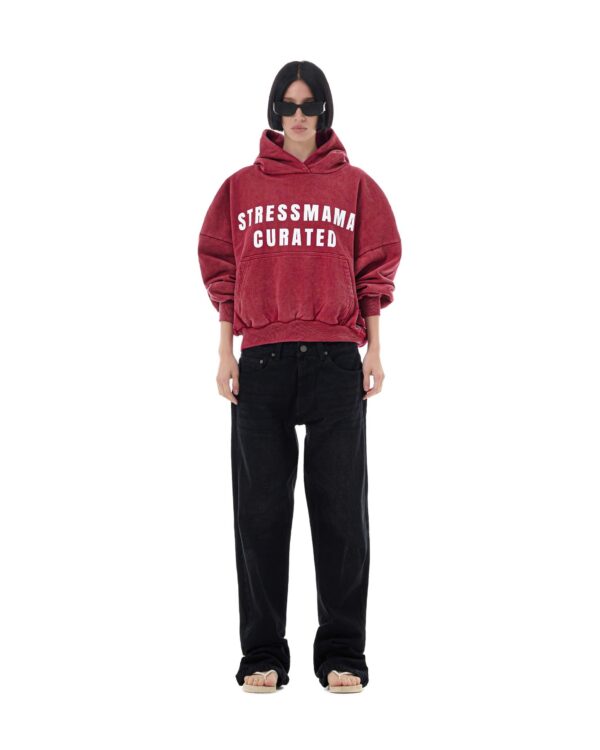 STRESSMAMA Fw25 Curated Hoodie 帽T(紅)