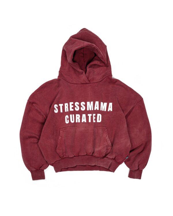 STRESSMAMA Fw25 Curated Hoodie 帽T(紅)