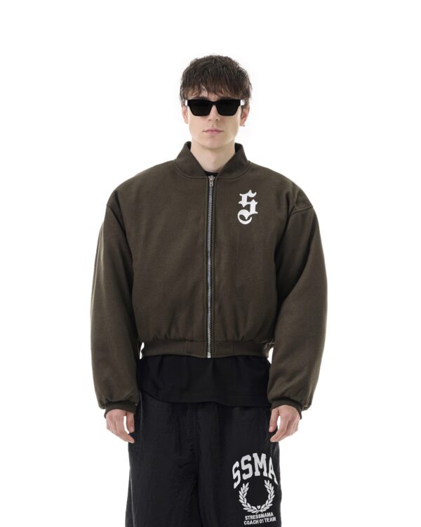STRESSMAMA Fw25 "s" Bomber 服飾(棕)