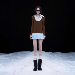 So Dópe｜Dark Brown Pazazi Dress