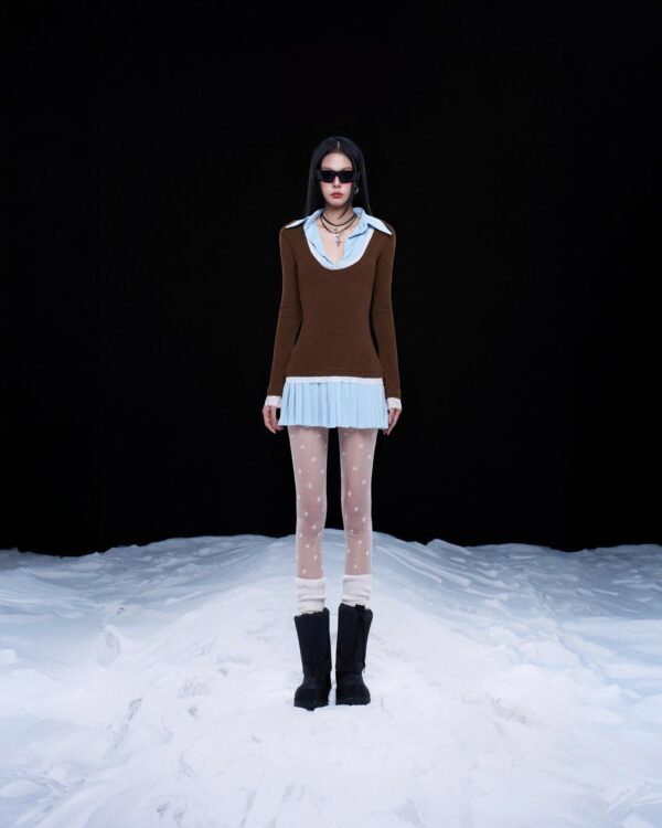 So Dópe｜Dark Brown Pazazi Dress