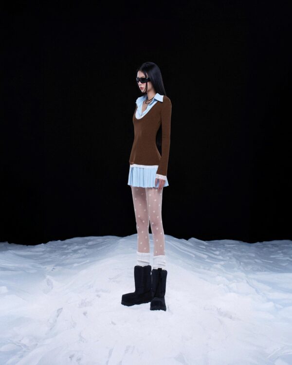 So Dópe｜Dark Brown Pazazi Dress