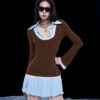 So Dópe｜Dark Brown Pazazi Dress