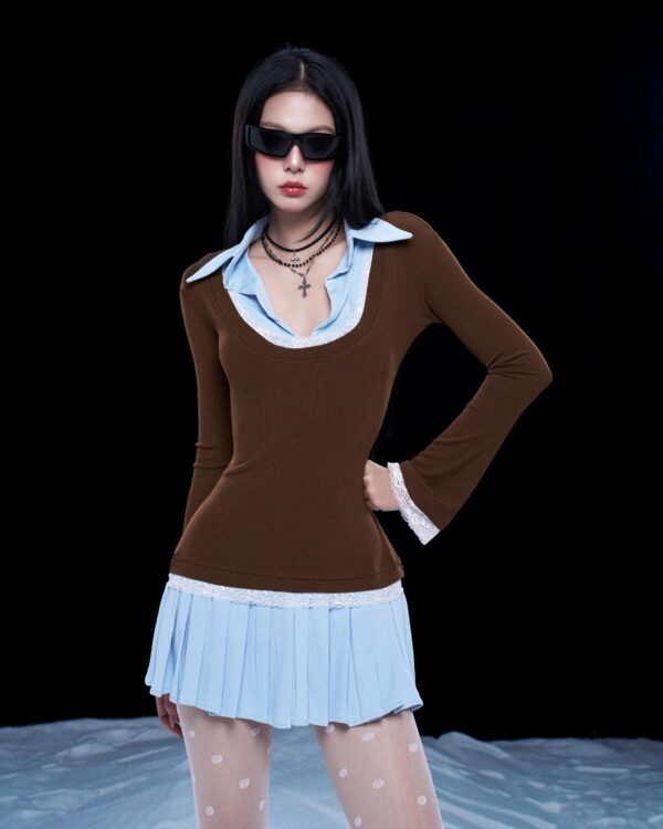 So Dópe｜Dark Brown Pazazi Dress