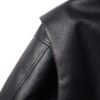 DKILLUMINATE｜OVERSIZED LEATHER BOMBER JACKET (Black)