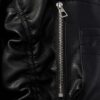 DKILLUMINATE｜OVERSIZED HOODED LEATHER BOMBER JACKET