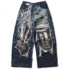 DKILLUMINATE｜DTG PRINTED DENIM PANTS