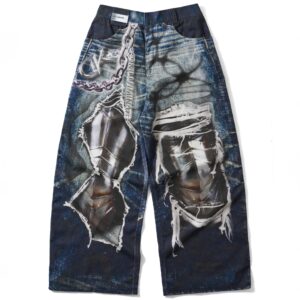 DKILLUMINATE｜DTG PRINTED DENIM PANTS