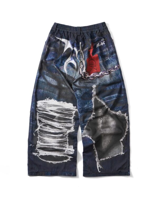 DKILLUMINATE｜DTG PRINTED DENIM PANTS