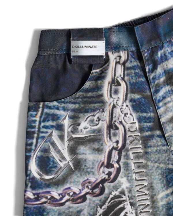 DKILLUMINATE｜DTG PRINTED DENIM PANTS