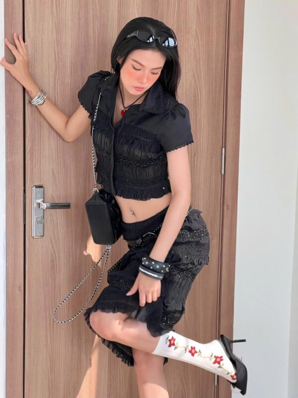So Dópe｜Black Kuromi Top