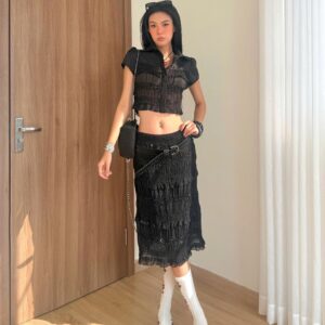 So Dópe｜Black Kuromi Top
