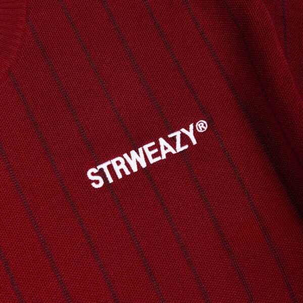 SWE Pinstripe Knit Tee 針織T(紅)