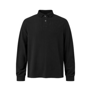 MAVERIK STUDIO｜MAVERIK® CLUB PIQUÉ LONGSLEEVE POLO SHIRT ( BLACK )