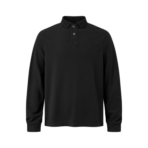 MAVERIK STUDIO｜MAVERIK® CLUB PIQUÉ LONGSLEEVE POLO SHIRT ( BLACK )