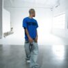 STRESSMAMA Ssma Faded Logo T-shirt T恤(藍)