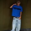 STRESSMAMA Ssma Faded Logo T-shirt T恤(藍)