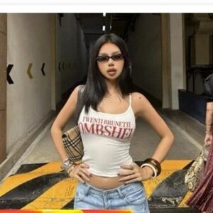 TWENTI Bombshell 薄款印字細肩帶背心